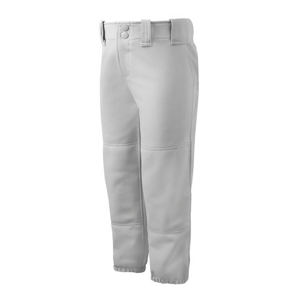 Pantalones Mizuno Belted Mujer Gris Baratas MGSN-63528